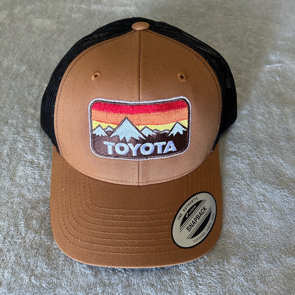 Toyota Brown Snapback Hat